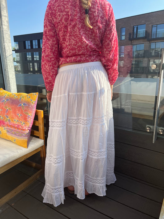 White Maxi Skirt