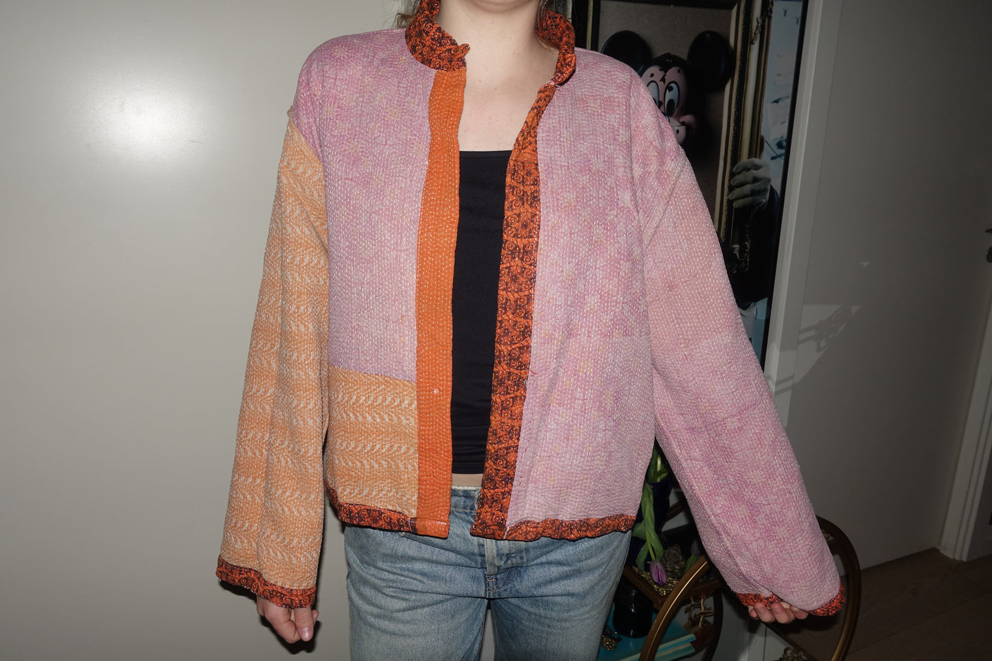 Kantha Quilted Reversible Jacket