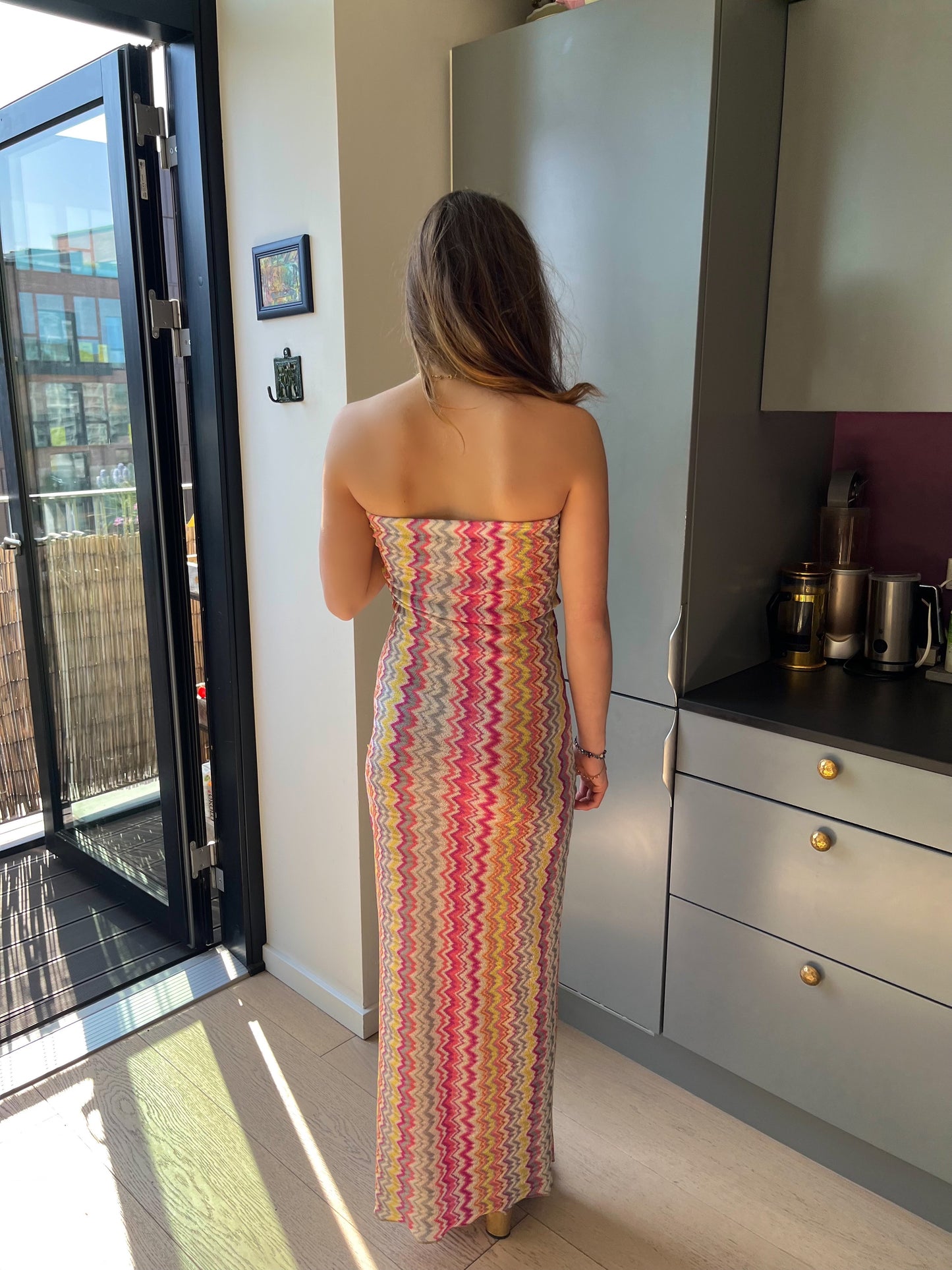 ZigZag Long Tube Dress