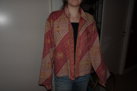 Kantha Quilted Reversible Jacket