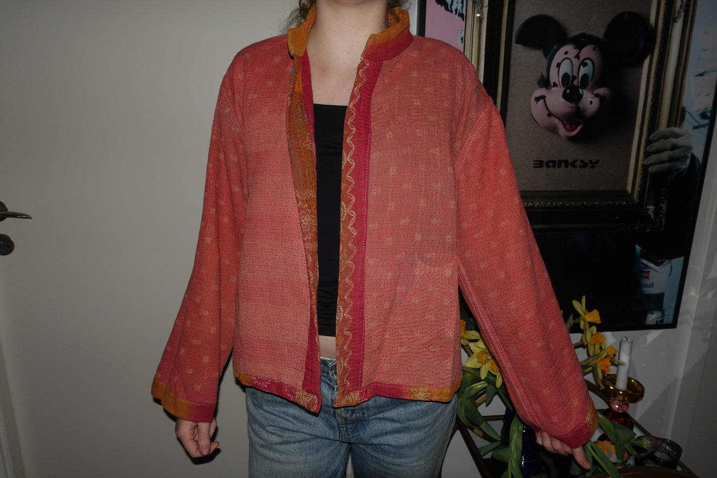 Kantha Quilted Reversible Jacket